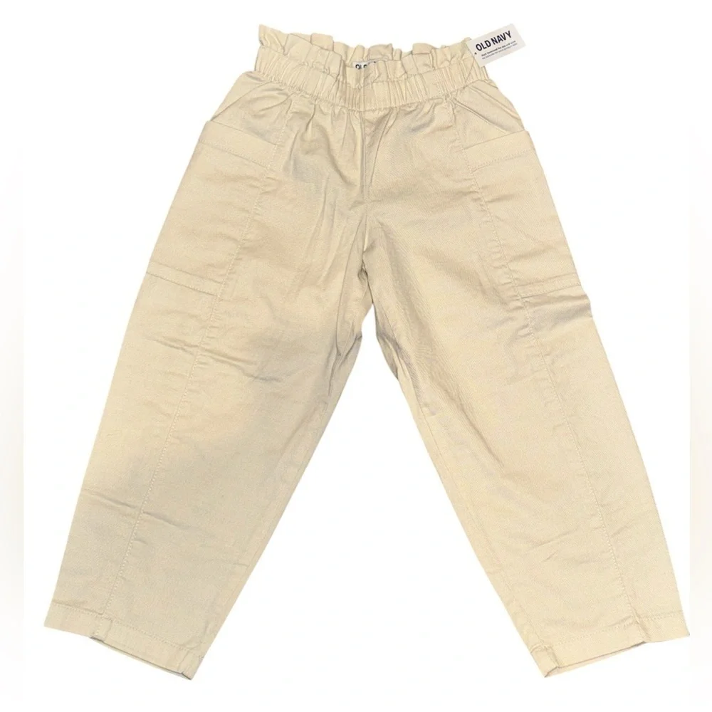 Old Navy Kids Khaki Cotton Girl Pants